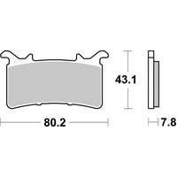 BREMBO - Front Pads 07GR99SA - BMW M1000R/RR HONDA CBR1000 RR/R 20-23