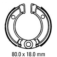 Ferodo FSB702 - Front Brake Shoes HONDA / SUZUKI / YAMAHA 