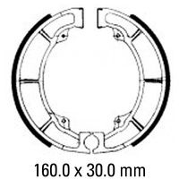 Ferodo FSB718 - Brake Shoe Set KAWASAKI ER5/GPZ500/VN250/W800