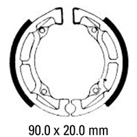 Ferodo FSB726 - Front/Rear Brake Shoe Set KAWASAKI KDX/SUZUKI JR