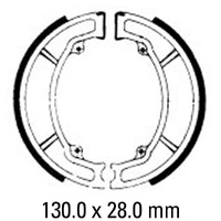 Ferodo FSB733 - Front/Rear Eco Brake Shoes BUG YAMAHA 