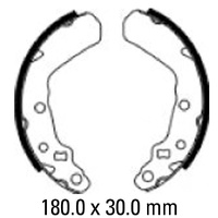 Ferodo FSB929 - Brake Shoe Set SUZUKI (KINGQUAD)