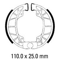 Ferodo FSB938 - Front/Rear Eco Brake Shoes Gilera / Piaggio / Vespa 