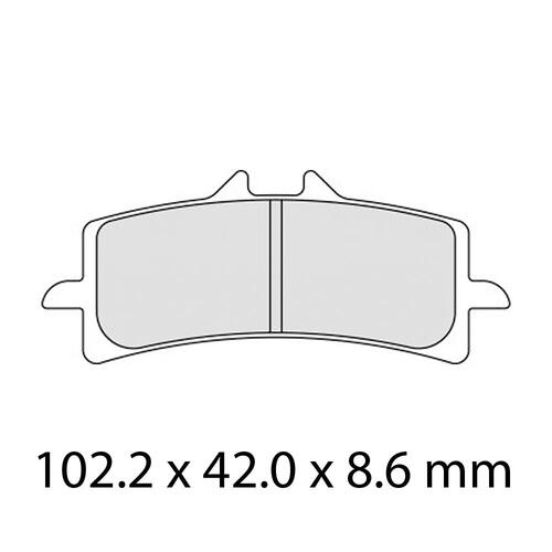 Ferodo Sintered Brake Pads - Model No FDB2218ST - Suits Ducati / KTM / Suzuki / Bimoto