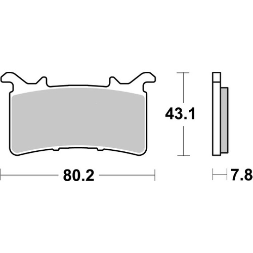 BREMBO - Front Pads 07GR99SA - BMW M1000R/RR HONDA CBR1000 RR/R 20-23