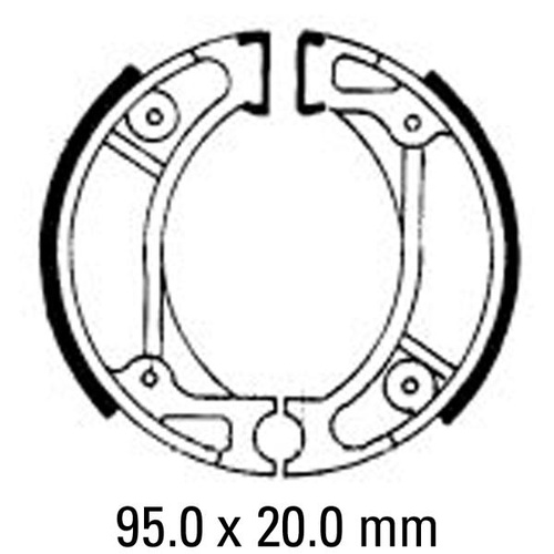 Ferodo FSB714 - Rear Brake Shoes HONDA CRF / XR