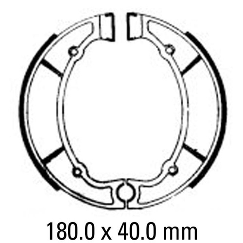 Ferodo FSB769 - Brake Shoe Set YAMAHA