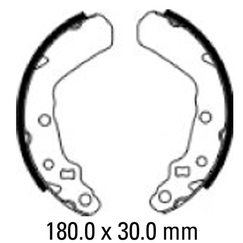 Ferodo FSB929 - Brake Shoe Set SUZUKI (KINGQUAD)