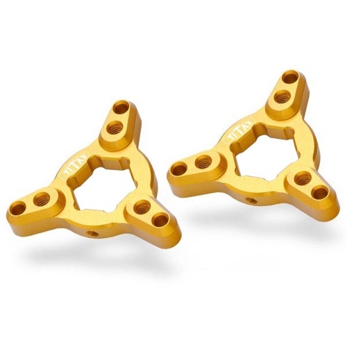 Titax GOLD 19mm Preload Adjusters to suit Honda / Kawasaki / MV Agusta / Suzuki